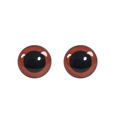 Amigurumi Safety Eyes Brun 10 mm Bruna säkerhetsögon 10 mm för amigurumis med låsbrickor, Circulo Amigurumi Safety Eyes