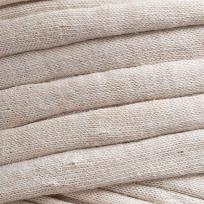 Färg- och textur Zpagetti T-shirtgarn beige nyans