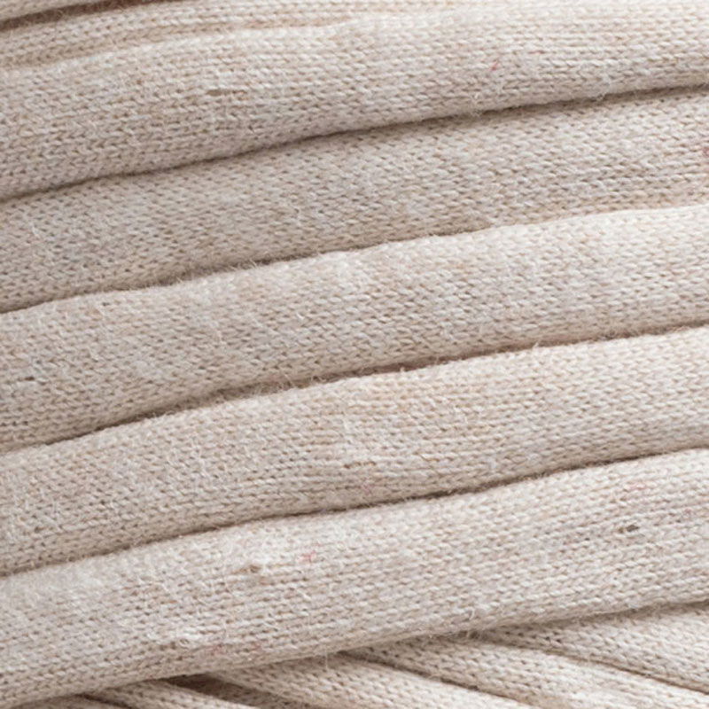 Färg- och textur Zpagetti T-shirtgarn beige nyans