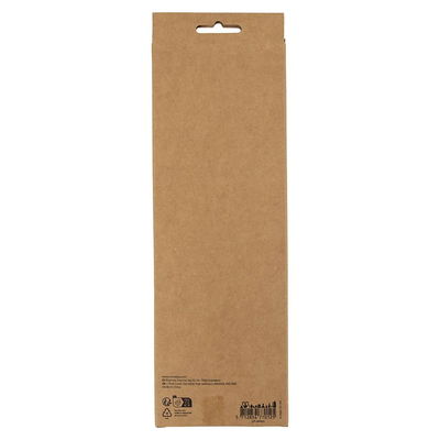 Baksida förpackning ljusturkosa piprensare 30 cm