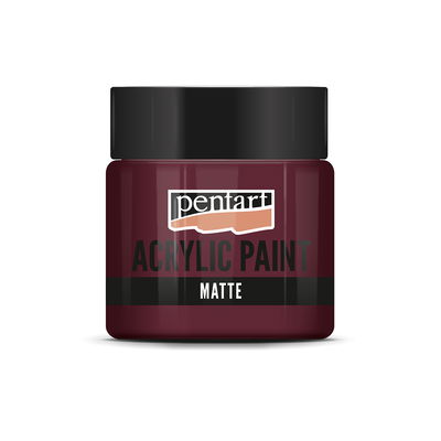 Matt akrylfärg Bourdon, 50 ml, Pentart Acrylic