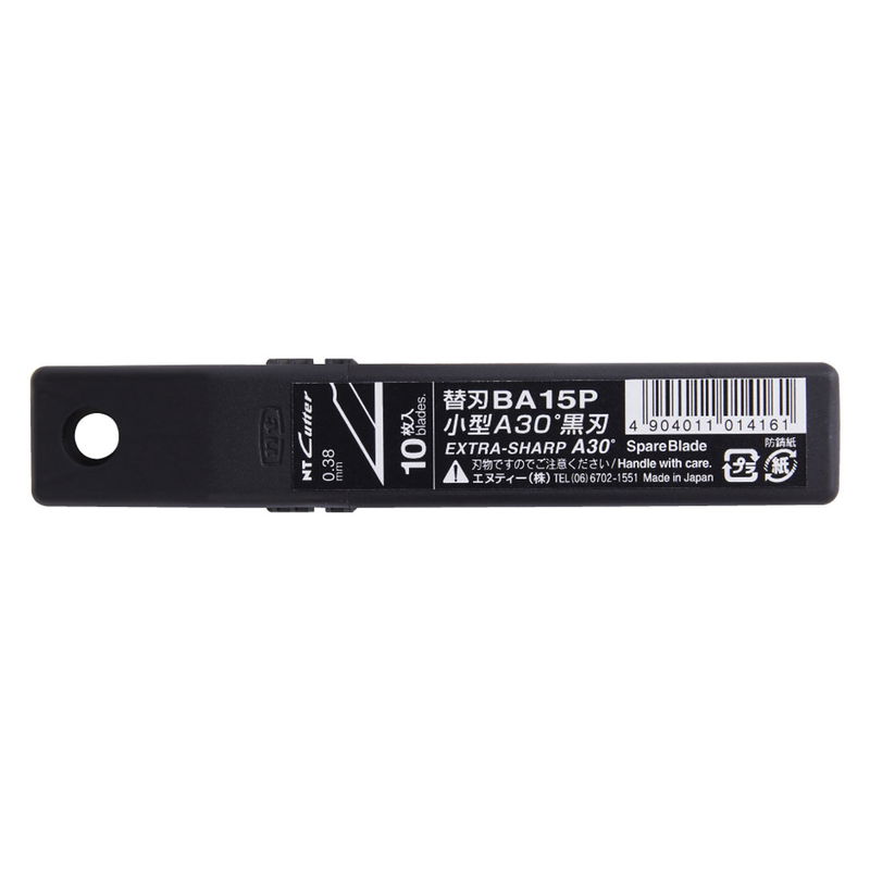 Förpackning med 10 brytblad NT-Cutter BA15P, 9 mm