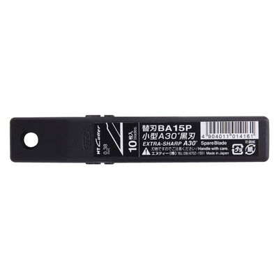 Förpackning med 10 brytblad NT-Cutter BA15P Förpackning med 10 brytblad NT-Cutter BA15P, 9 mm