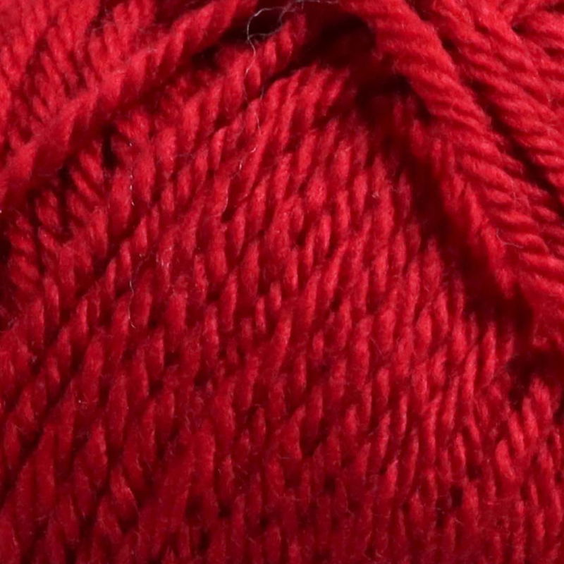 Närbild på Svarta Fåret Merinogarn Ruby Rapture, obehandlad merinoull i 50 g nystan