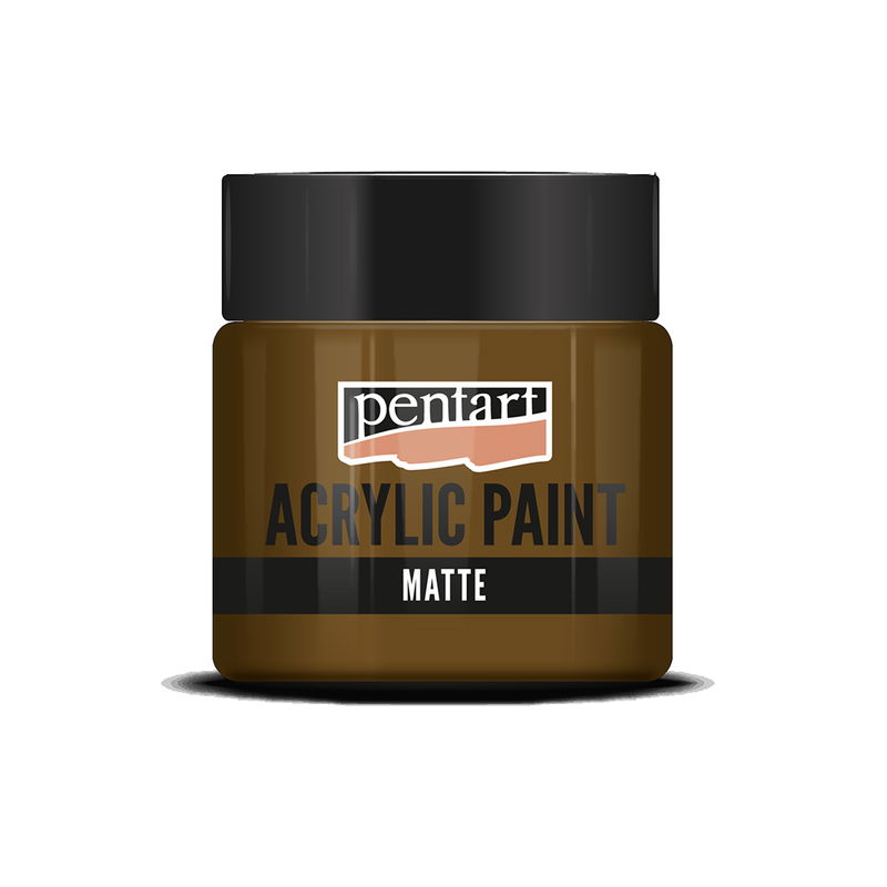 Matt akrylfärg Chestnut, 50 ml, Pentart Acrylic