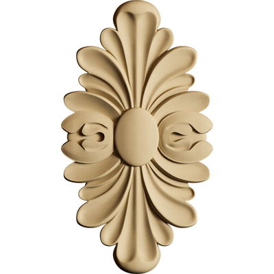 Träornament Flower, 11,8x6,5 cm Flexible Wood, Flower. Dekorativa träornament av böjbart trä