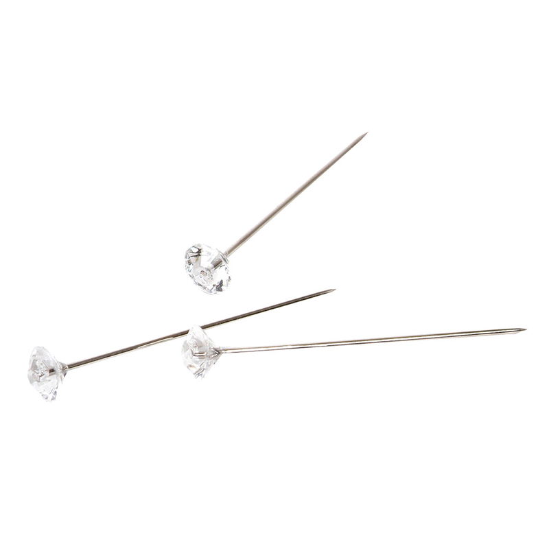 Diamantnålar 0,6 × 38 mm för kransar, blomsterarrangemang och dekorationer