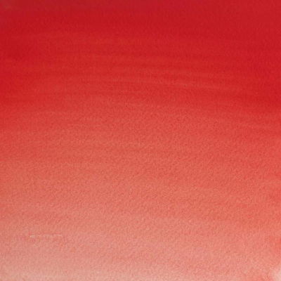 Färgprov av Winsor & Newton Professional Water colour Cadmium Red Deep
