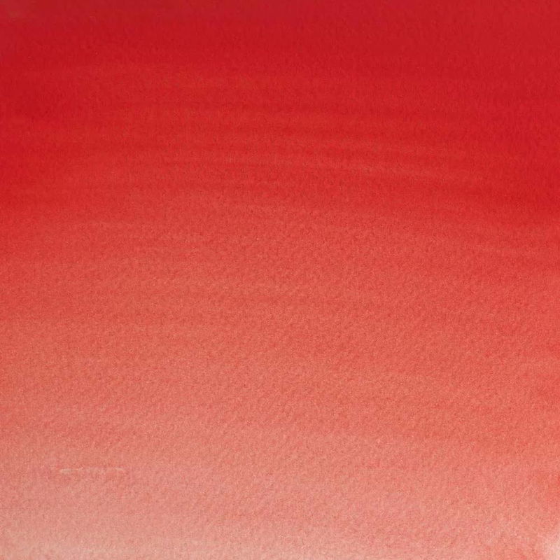 Färgprov av Winsor & Newton Professional Water colour Cadmium Red Deep
