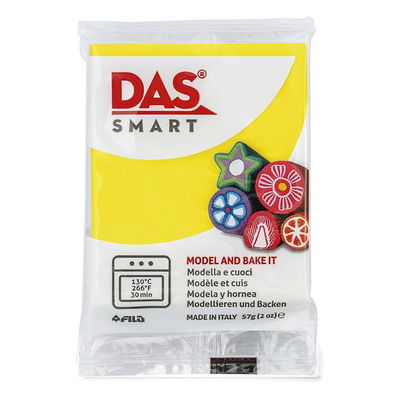 DAS Smart polymerlera Lemon Yellow 57 g för ugnshärdning