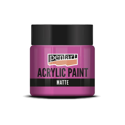 Matt akrylfärg Magenta, 50 ml, Pentart Acrylic