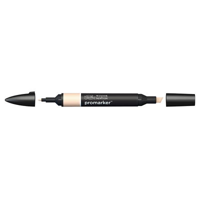 Winsor & Newton Promarker Dusky Pink O518 marker med bred snedskuren spets och smal rund spets