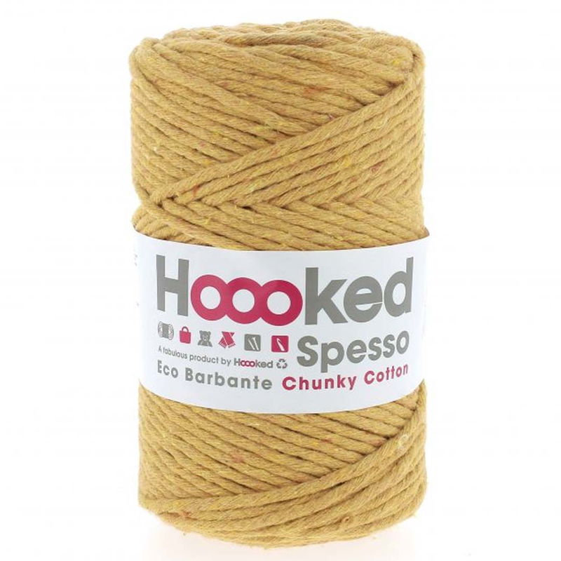 Hoooked Spesso Chunky Cotton 500g Curry makramégarn
