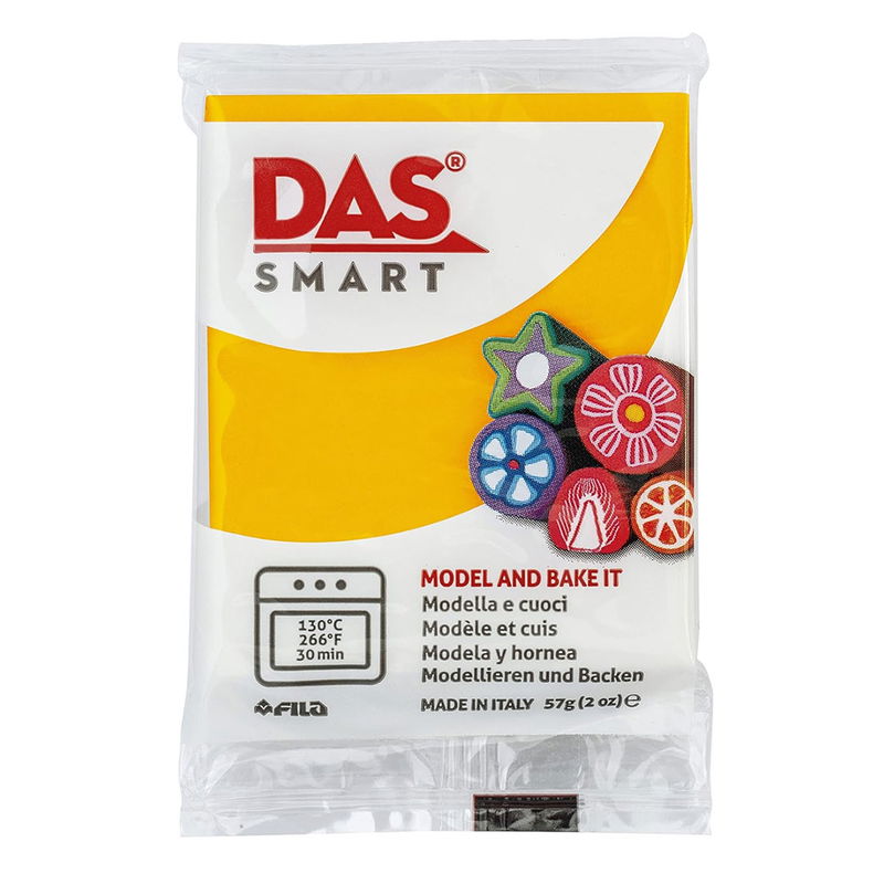 DAS Smart polymerlera Warm Yellow 57 g för ugnshärdning