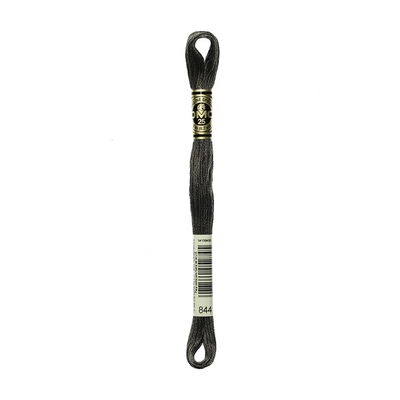 DMC Mouliné Spécial i färgen Ultra Dark Beaver Gray 844 broderigarn 8 meter