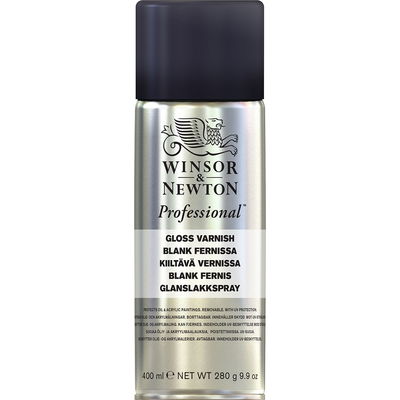 insor & Newton Professional Gloss Varnish Spray 400 ml, matt fernissa för olja och akryl.