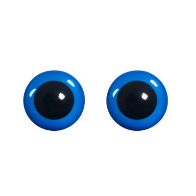 Amigurumi Safety Eyes Blå 10 mm Blåa säkerhetsögon 10 mm för amigurumis med låsbrickor, Circulo Amigurumi Safety Eyes