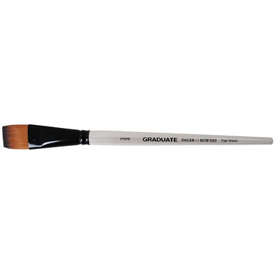 Daler-Rowney Graduate syntetpensel flat wash 3/4 med kort skaft
