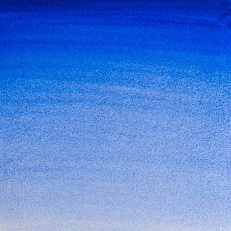 Färgprov av Winsor & Newton Professional Water colour French Ultramarine