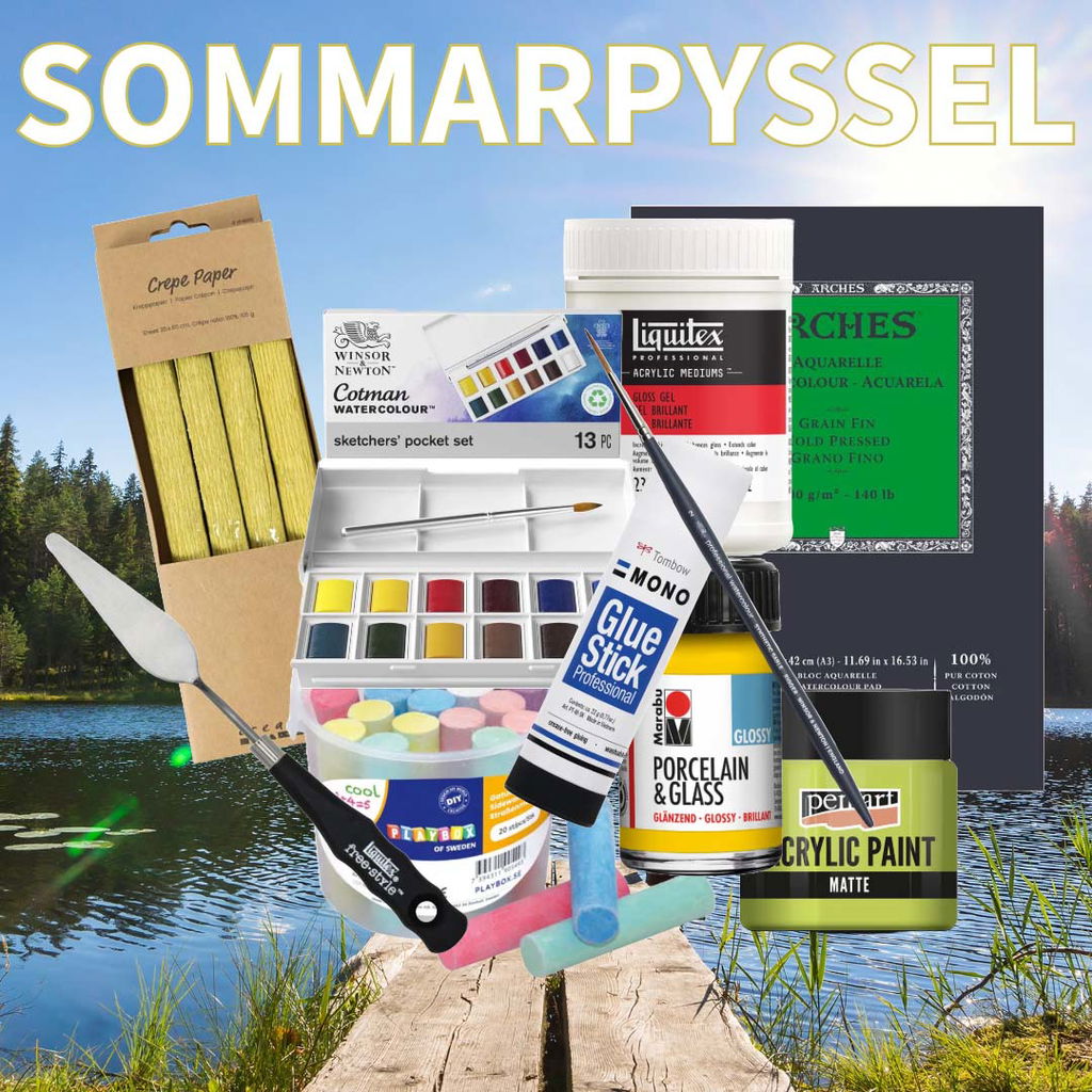 Sommarpyssel för stora och små - besök vår pysselbutik i Linköping