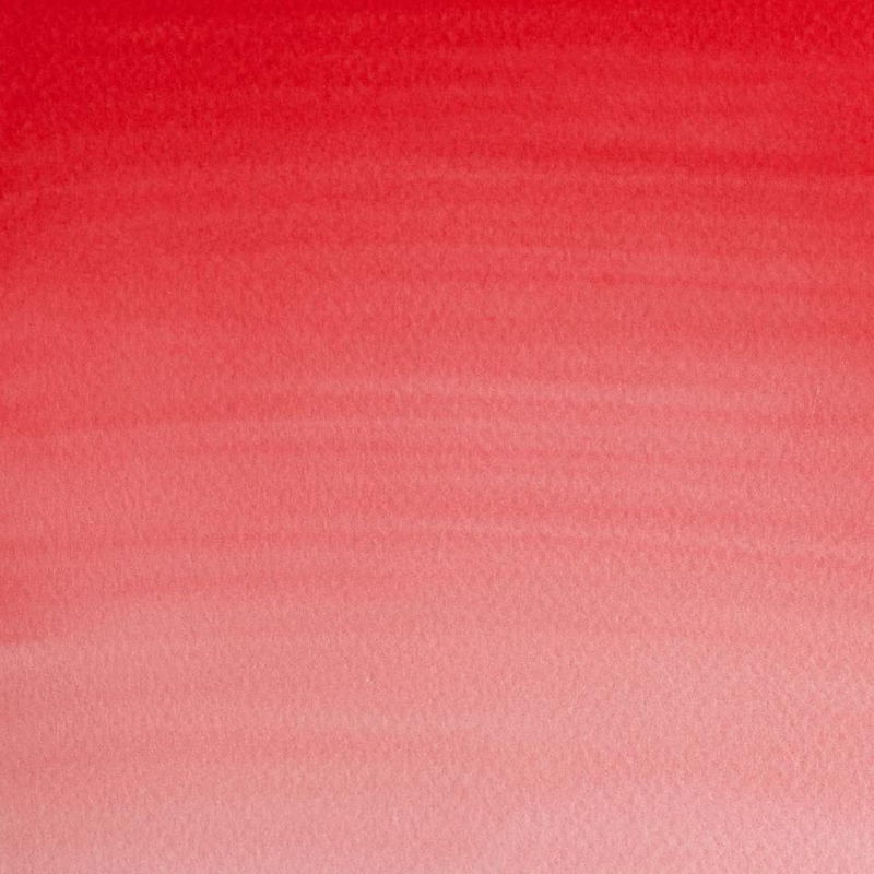 Färgprov (swatch) Cotman akvarellfärg Cadmium Red Deep Hue