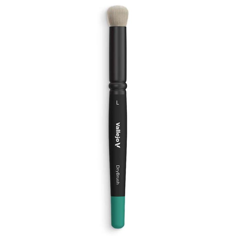 Vallejo Dry Brush. Torrborstningspensel, rund platt spets, storlek Large