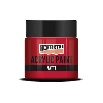 Matt akrylfärg Lipstick Red Matt akrylfärg Lipstick Red, 50 ml, Pentart Acrylic