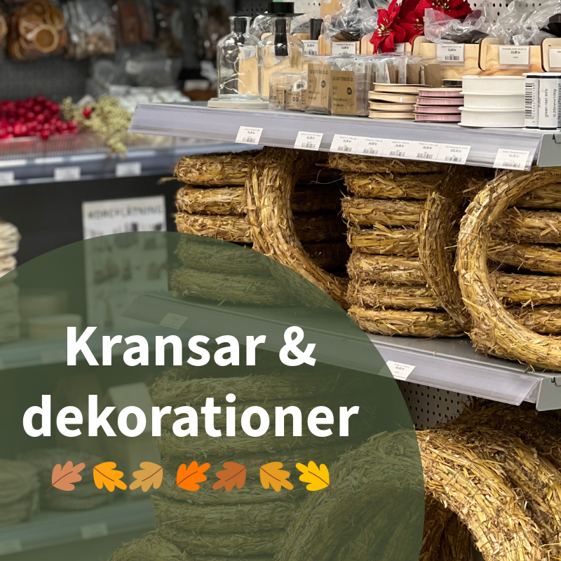 Kransar och dekorationer i höst🍁
