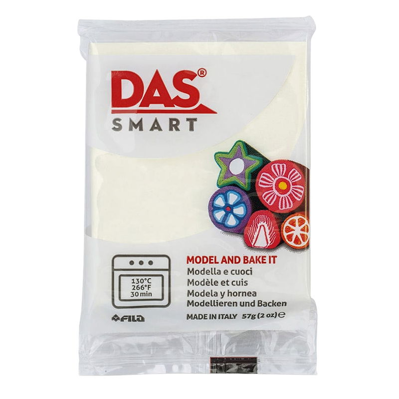 DAS Smart polymerlera Opal White 57 g halvtransparent