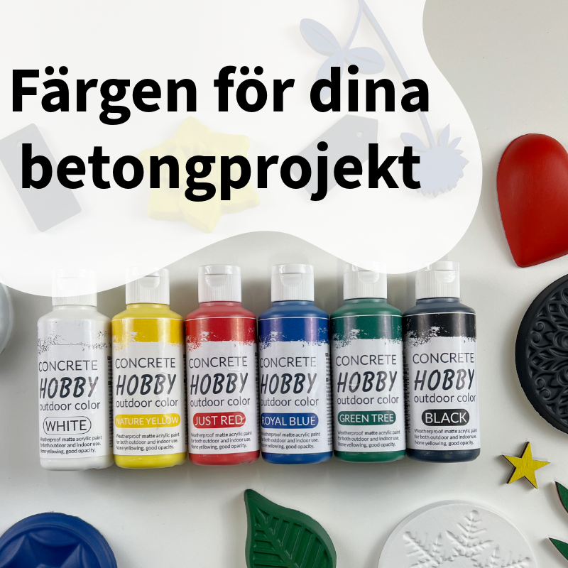 Hobbyfärg för betong