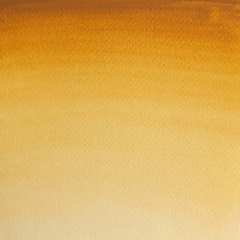 Färgprov av Winsor & Newton Professional Water colour Yellow Ochre