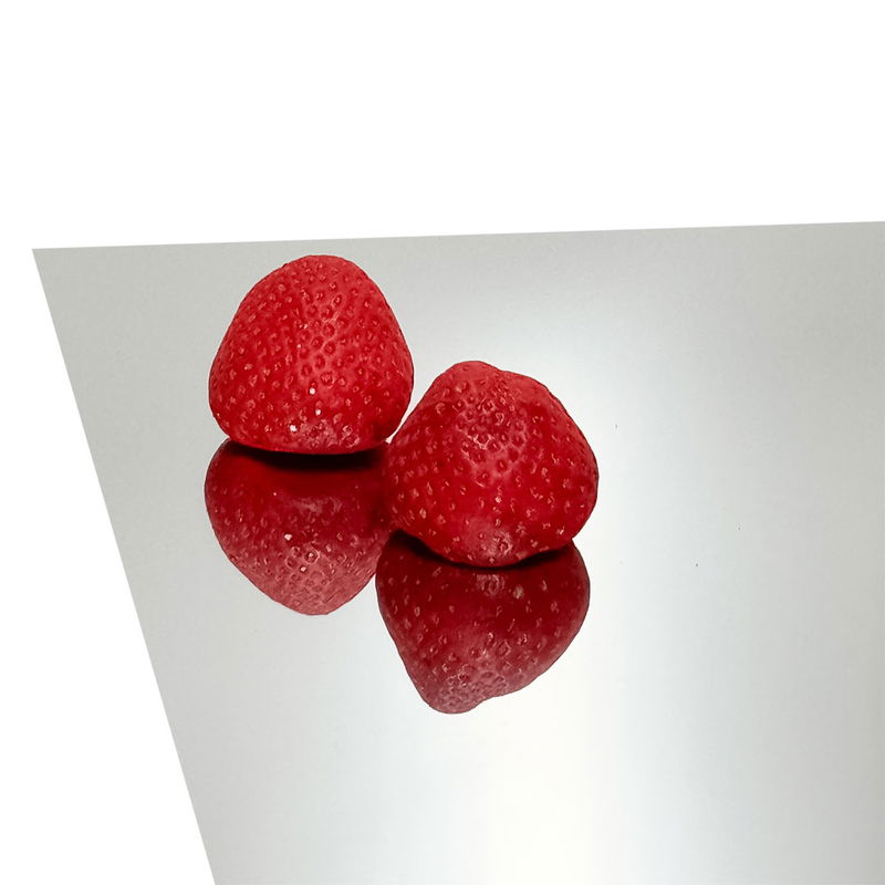 Spegelplast, HIPS Polystyren, Format A4, tjocklek 1 mm. Till hobby