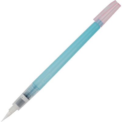Reservoarpensel med vattenbehållare till akvarell och lettering, Zig Brush h2o Long medium