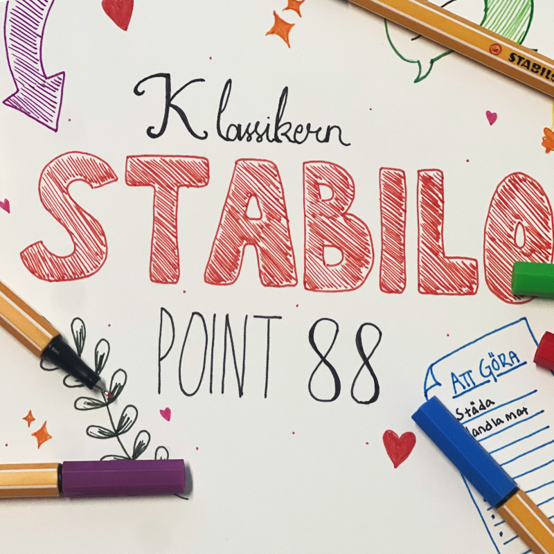 Skissa och anteckna med Stabilo Point 88