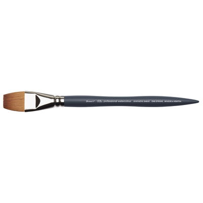Winsor & Newton professional Synthetic Sable Rigger one stroke storlek 1" (ca. 25 mm)