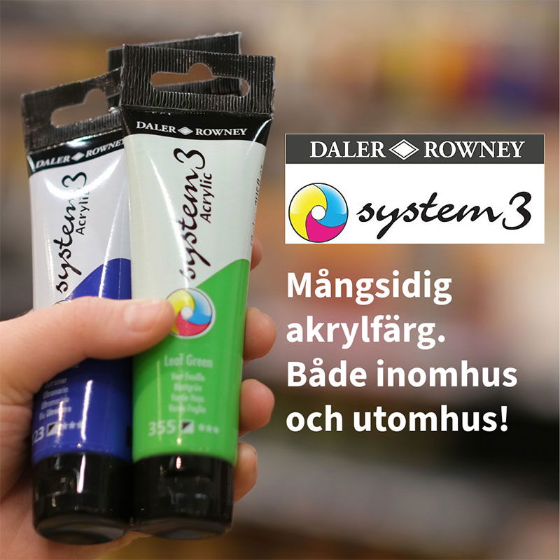 System3 från Daler-Rowney - En mycket mångsidig akrylfärg