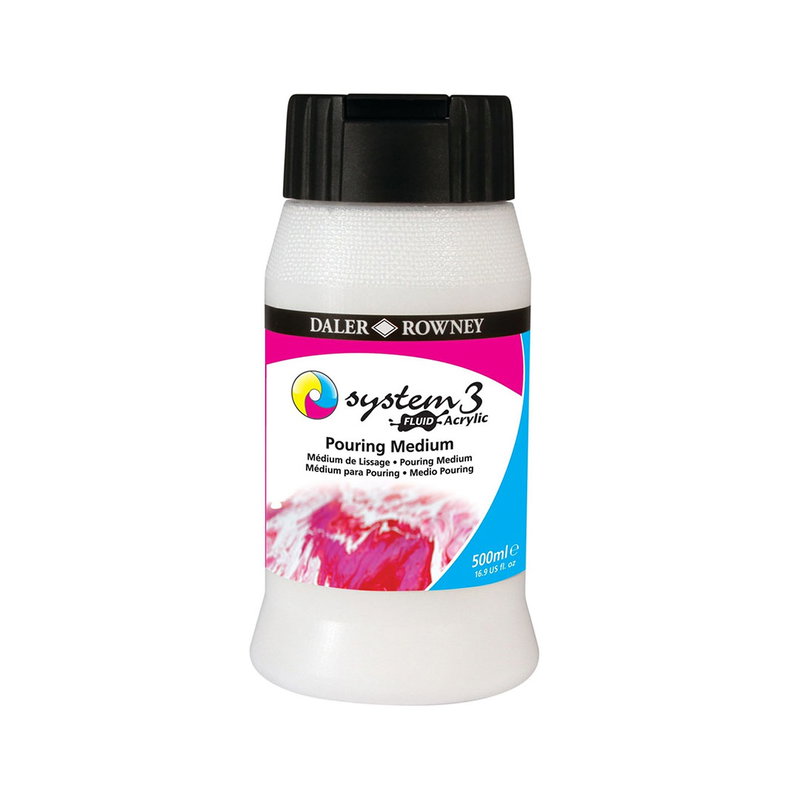 System3 Fluid Pouring Medium 500 ml flaska med svart lock