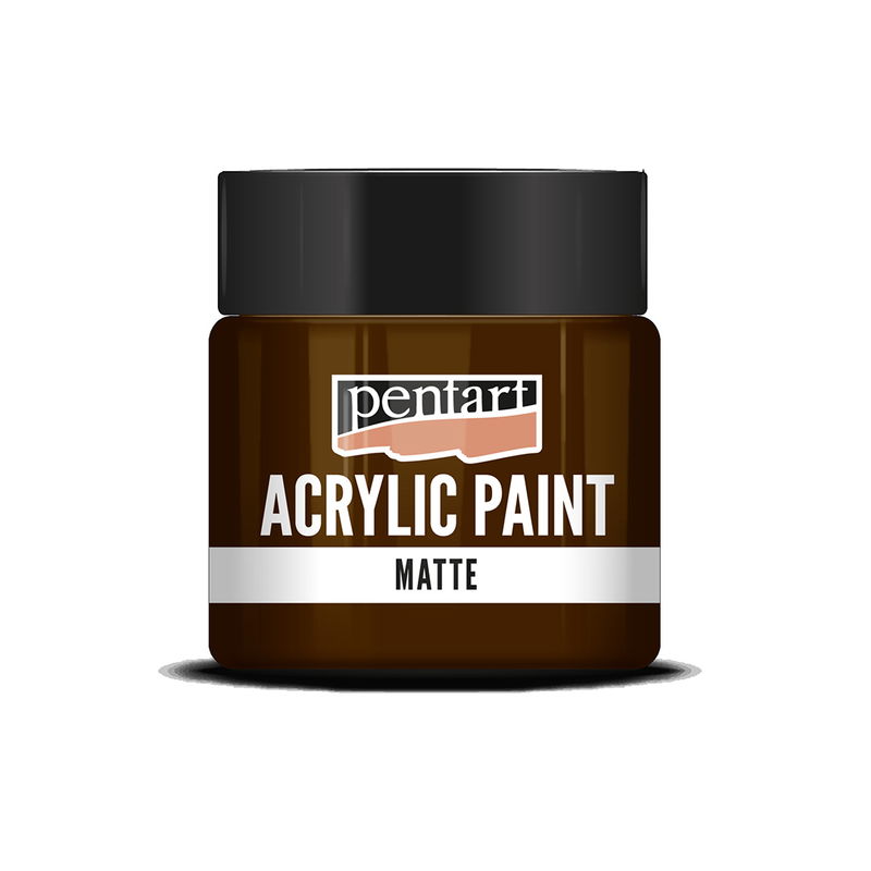 Matt akrylfärg Reddish Brown, 50 ml, Pentart Acrylic
