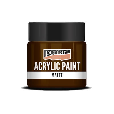 Matt akrylfärg Reddish Brown Matt akrylfärg Reddish Brown, 50 ml, Pentart Acrylic