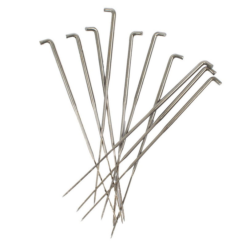 10 st filtnålar grovlek no.36 för nåltovning, triangelformade nålar med hullingar