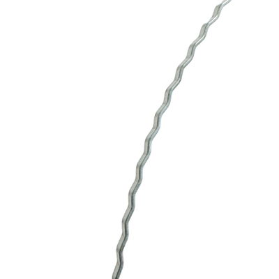 Närbild på veckad metallring 25 cm som visar den vågiga strukturen i metallen