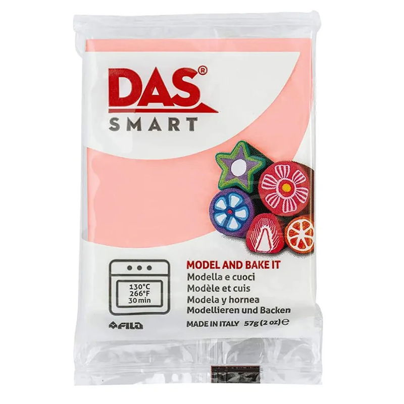 DAS Smart polymerlera Flesh Pink 57 g för ugnshärdning