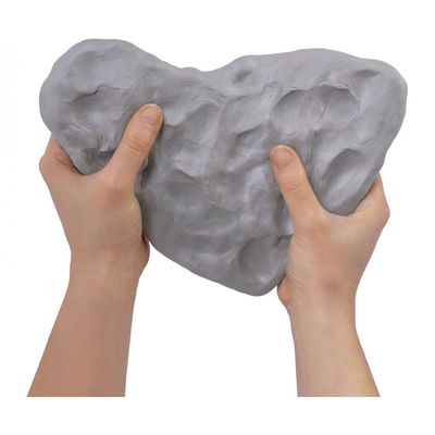 Grå Jovi Air Dry Clay formas med händer