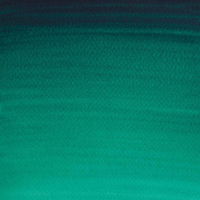 Färgprov (swatch) Cotman akvarellfärg Viridian Hue