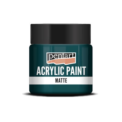 Matt akrylfärg Turquoise blue, 50 ml, Pentart Acrylic