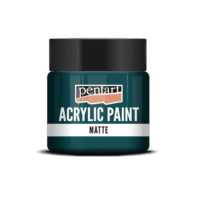 Matt akrylfärg Turquoise blue, 50 ml, Pentart Acrylic