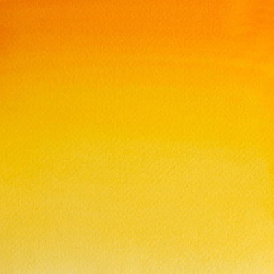 Färgprov av Winsor & Newton Professional Water colour Cadmium Yellow Deep