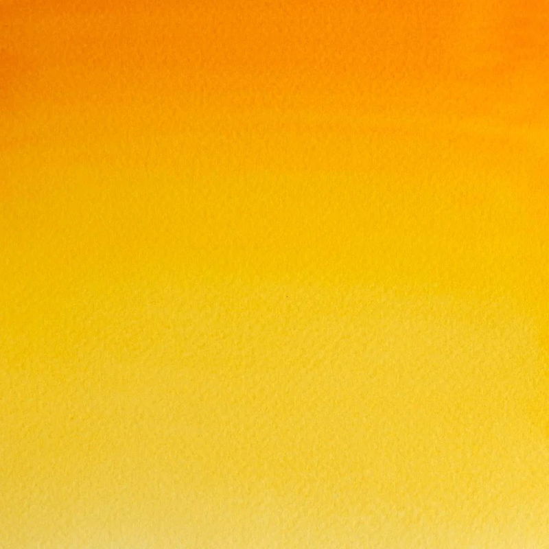 Färgprov av Winsor & Newton Professional Water colour Cadmium Yellow Deep