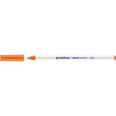 Orange Textilpenna Textilpenna med 1 mm spets. Tvättbar i 60 grader. Färg: Orange