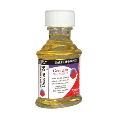 Georgian Water Mixable Linseed Oil 75 ml flaska från Daler Rowney